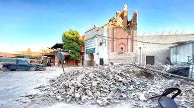زلزال المغرب يلحق أضرارا بمسجد يعود تاريخه للقرن 12